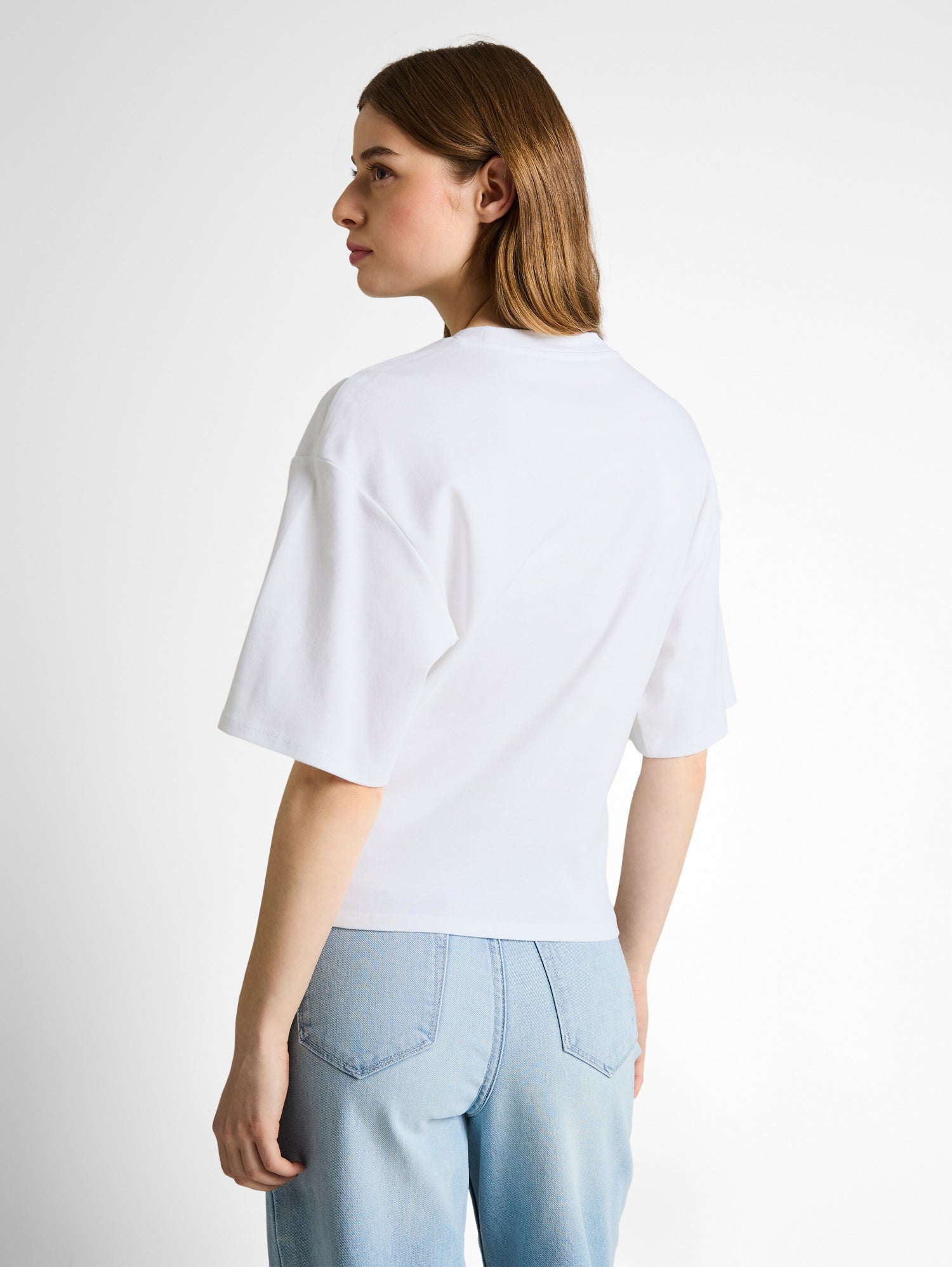 T-Shirt mit Knotendetail