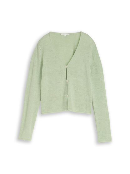 Cardigan mit V-Ausschnitt
