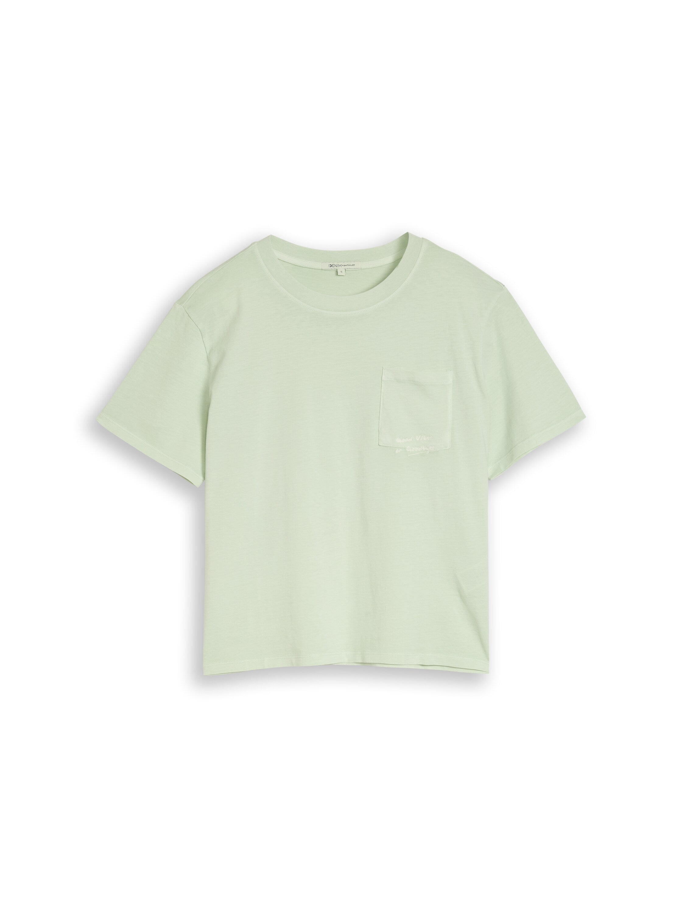 Boxy Fit T-Shirt mit Brusttasche
