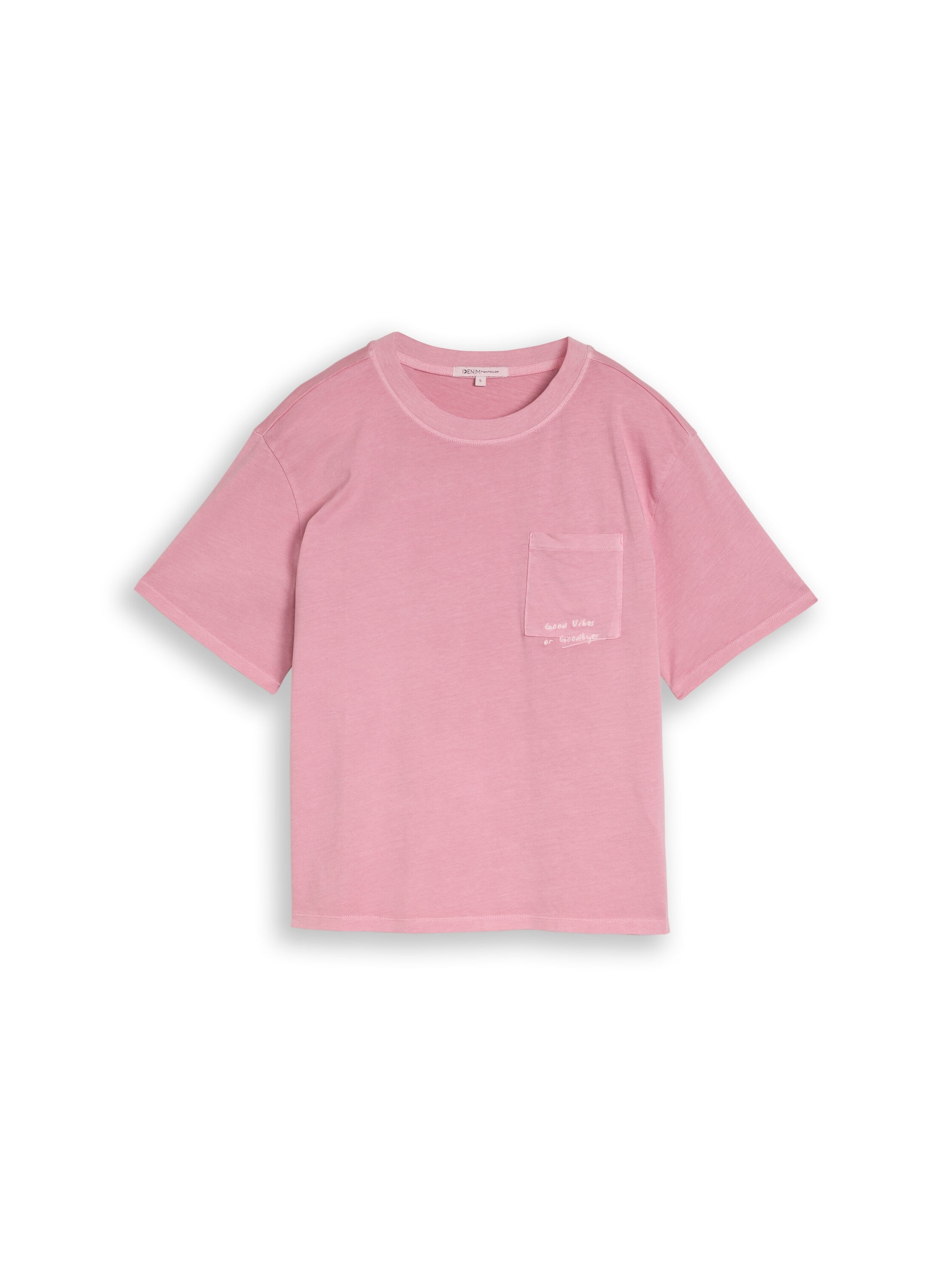 Boxy Fit T-Shirt mit Brusttasche
