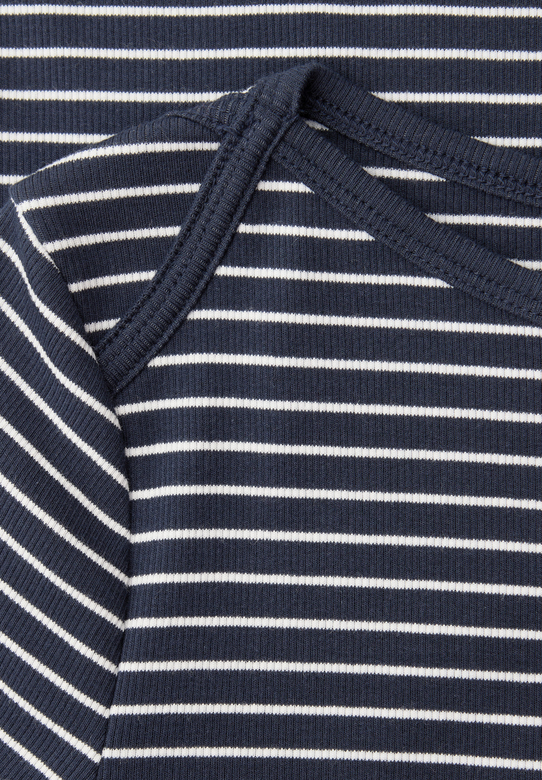 3/4-Arm Shirt mit U-Boot-Ausschnitt