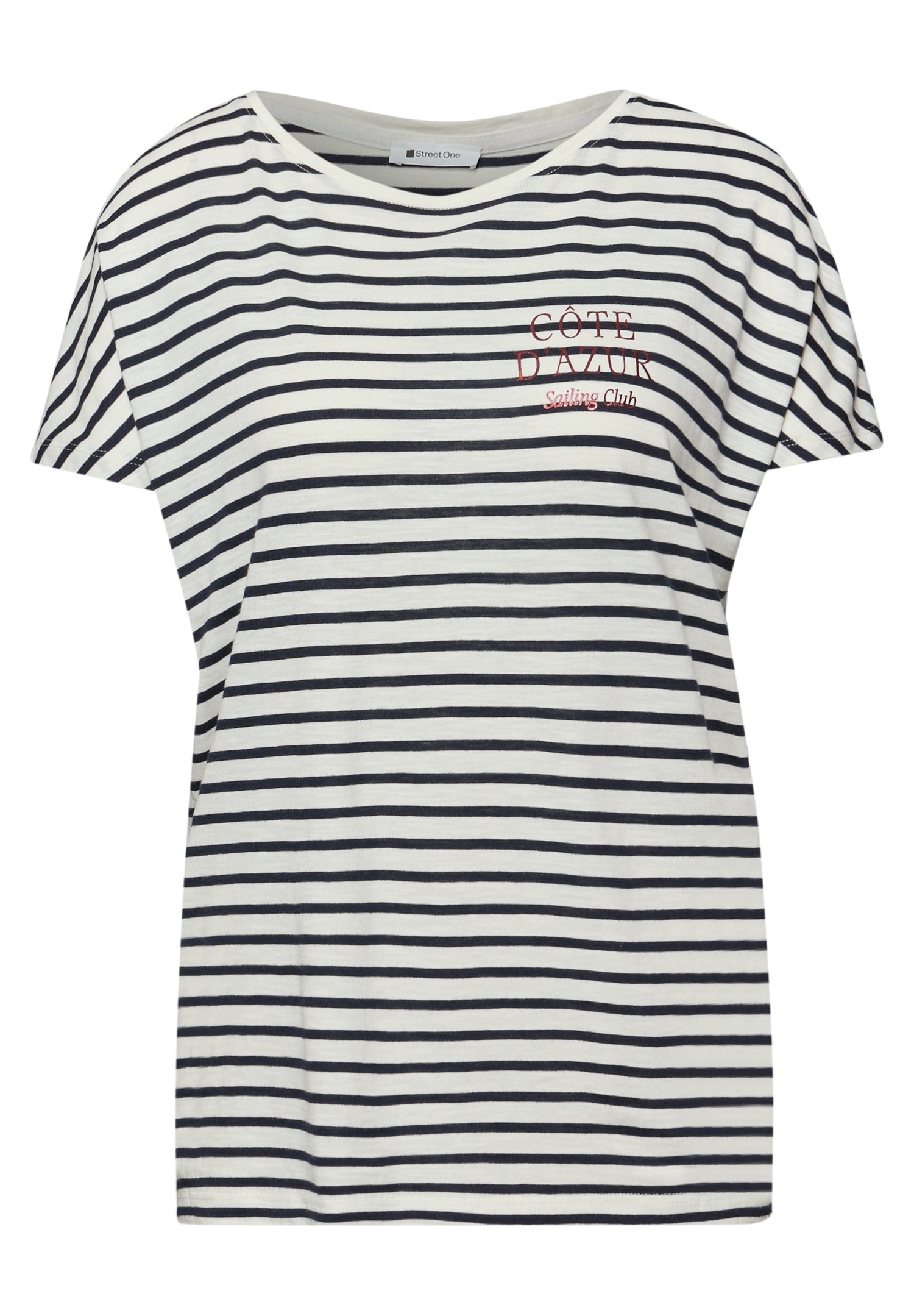 Dropped Shoulder Shirt mit Streifen