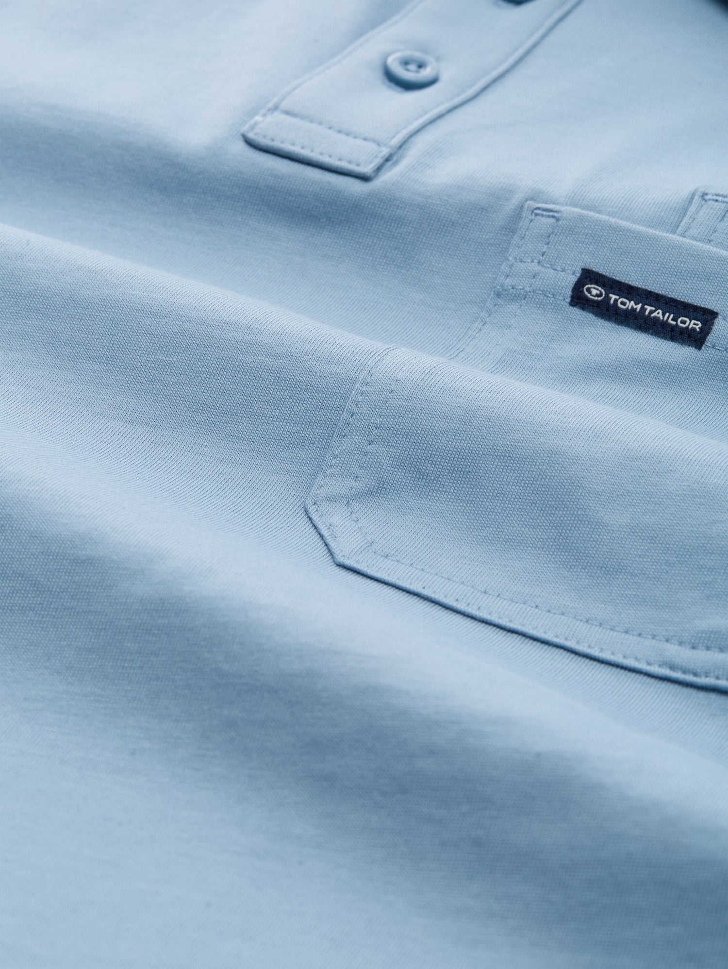 Jersey Poloshirt aus Baumwolle