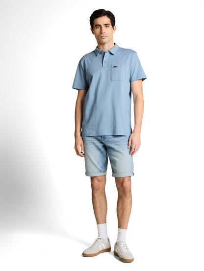 Jersey Poloshirt aus Baumwolle