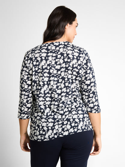 Plus Size - Langarmshirt mit Muster
