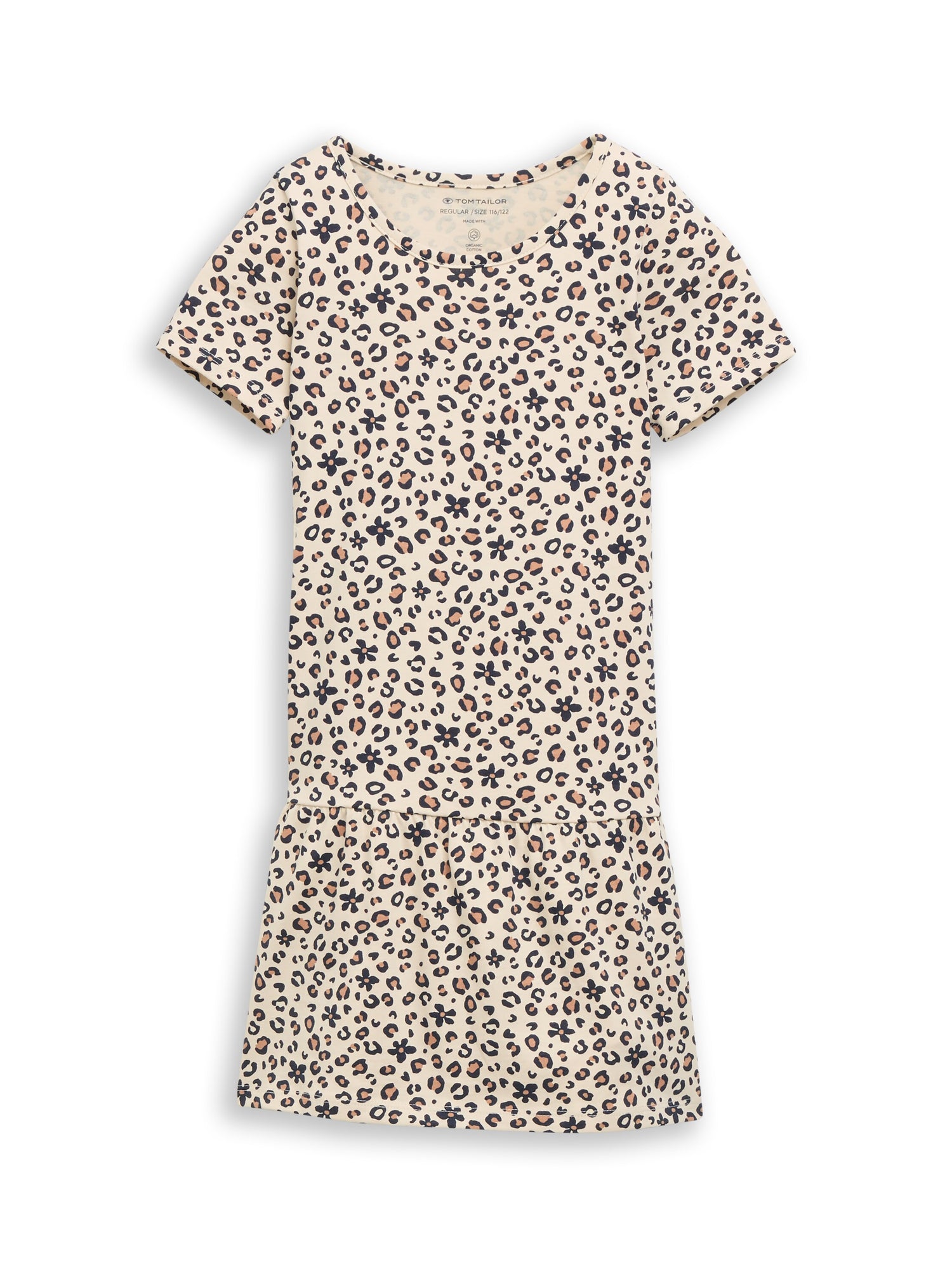 Mini-Kleid mit Leo-Muster