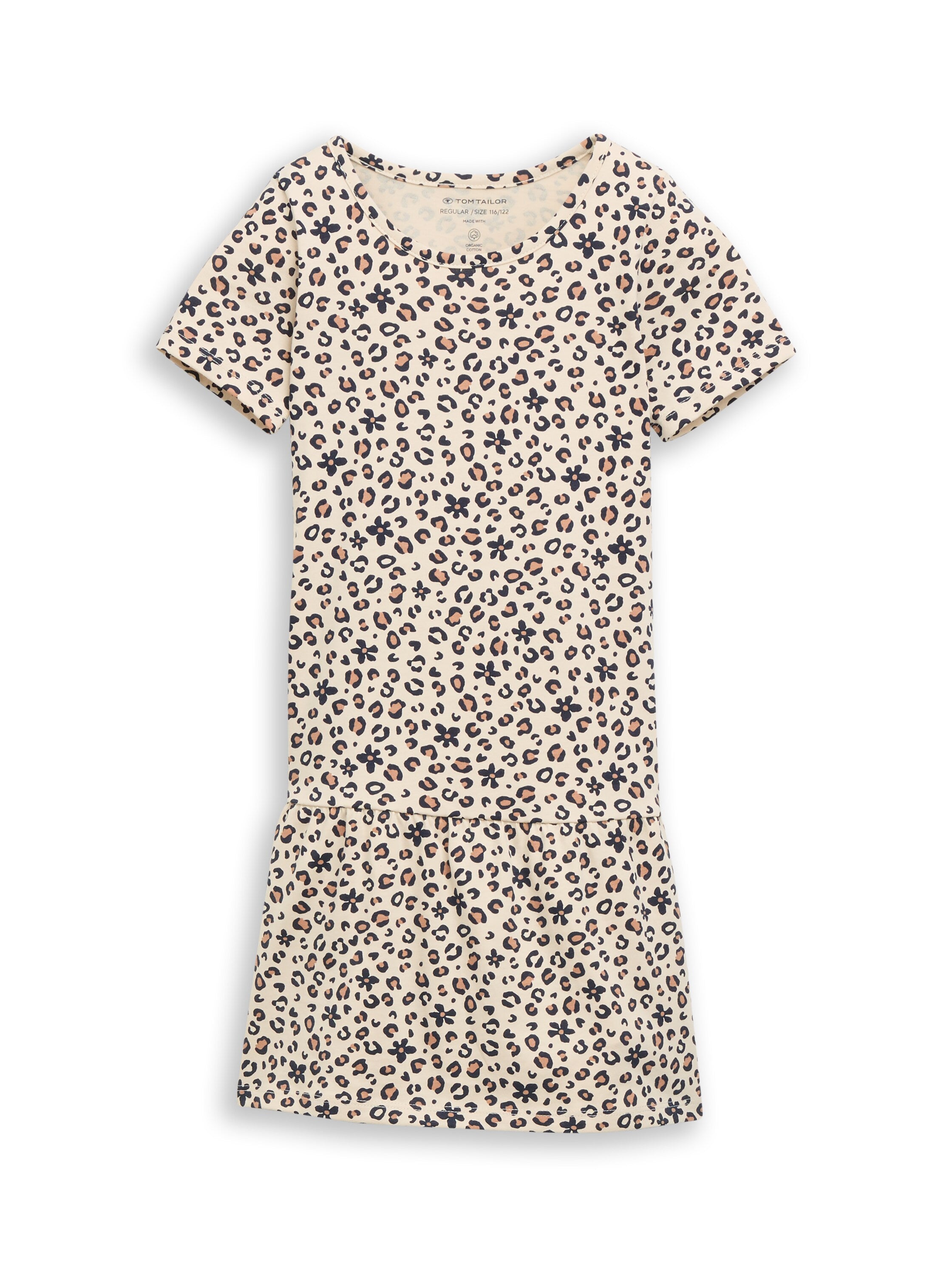 Mini-Kleid mit Leo-Muster