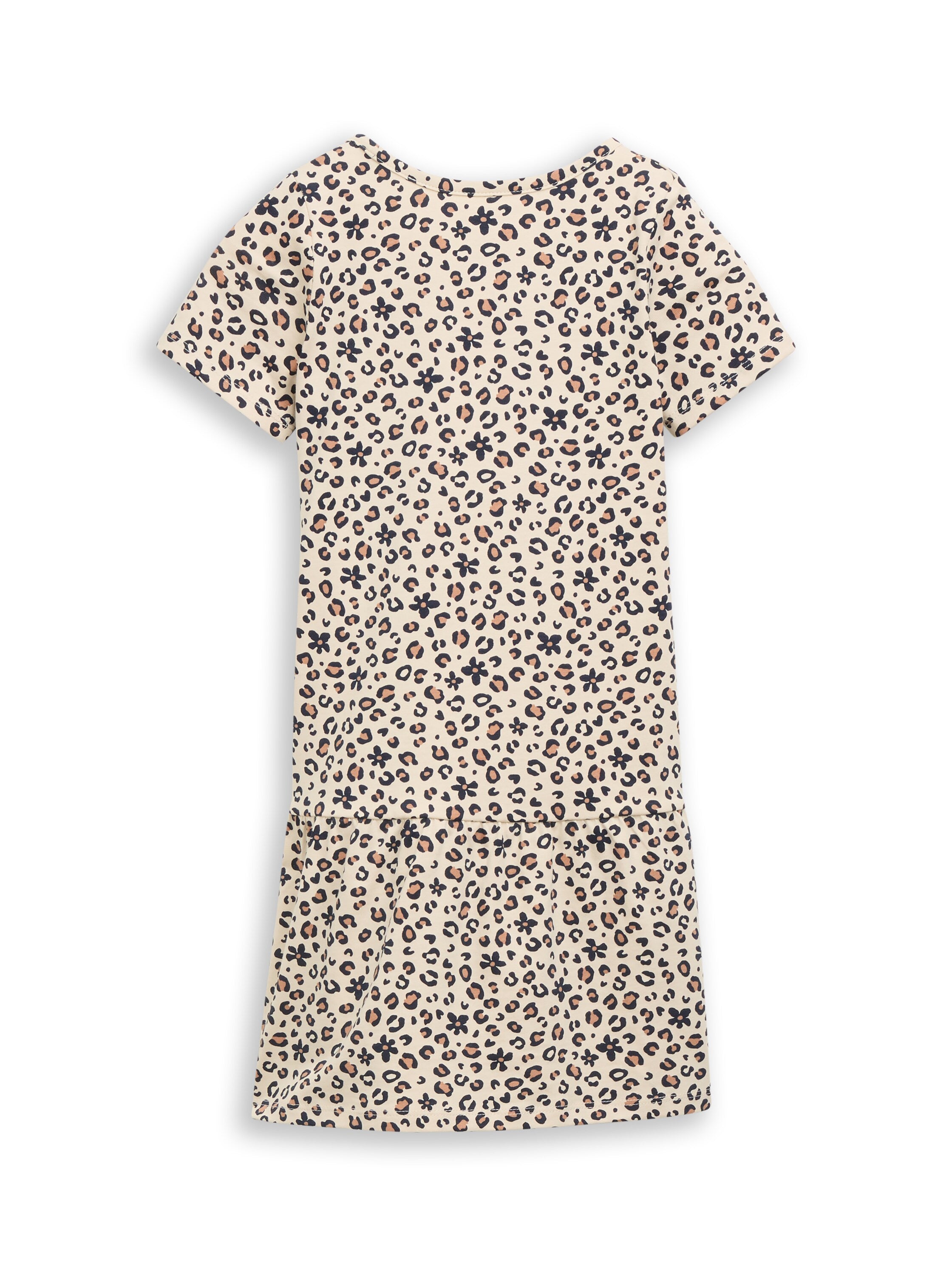 Mini-Kleid mit Leo-Muster