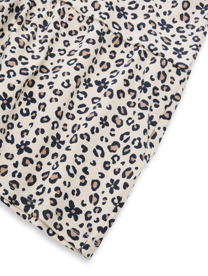 Mini-Kleid mit Leo-Muster