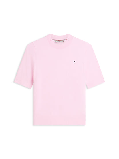 CO JERSEY FINE GG C-NK SS SWT