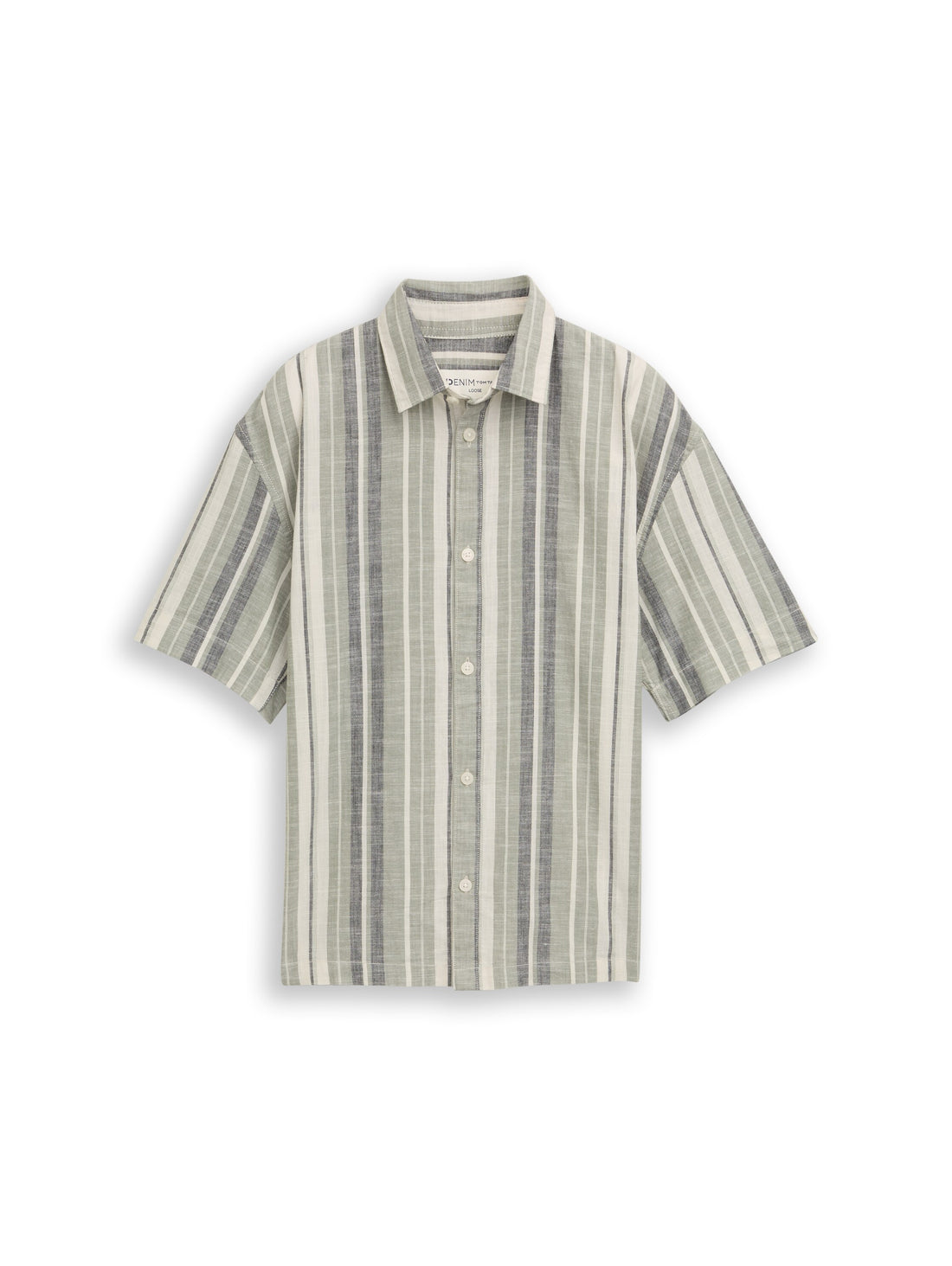 Loose Fit Hemd mit Streifen