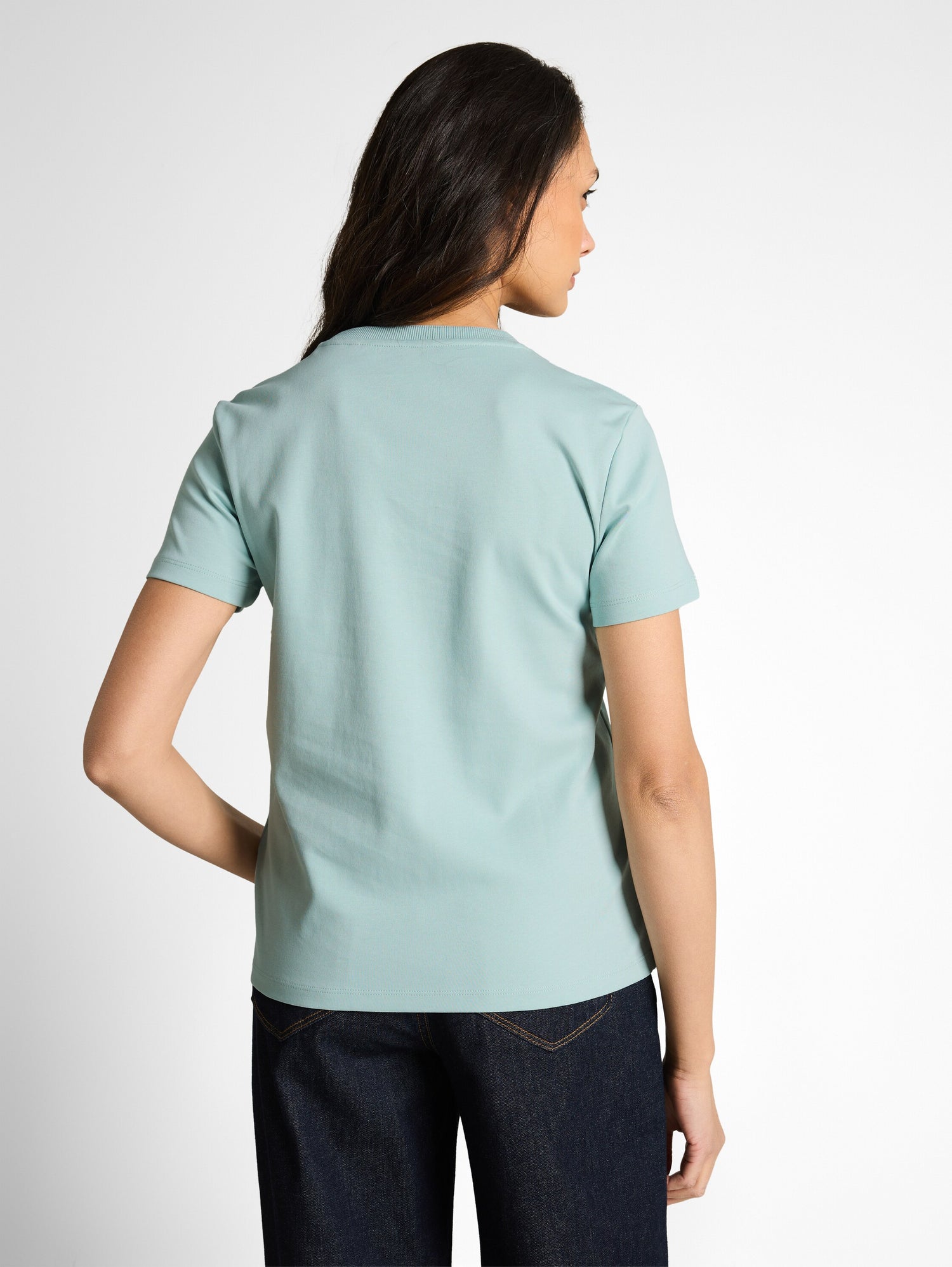 Basic T-Shirt aus Baumwolle