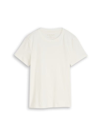 Basic T-Shirt aus Baumwolle