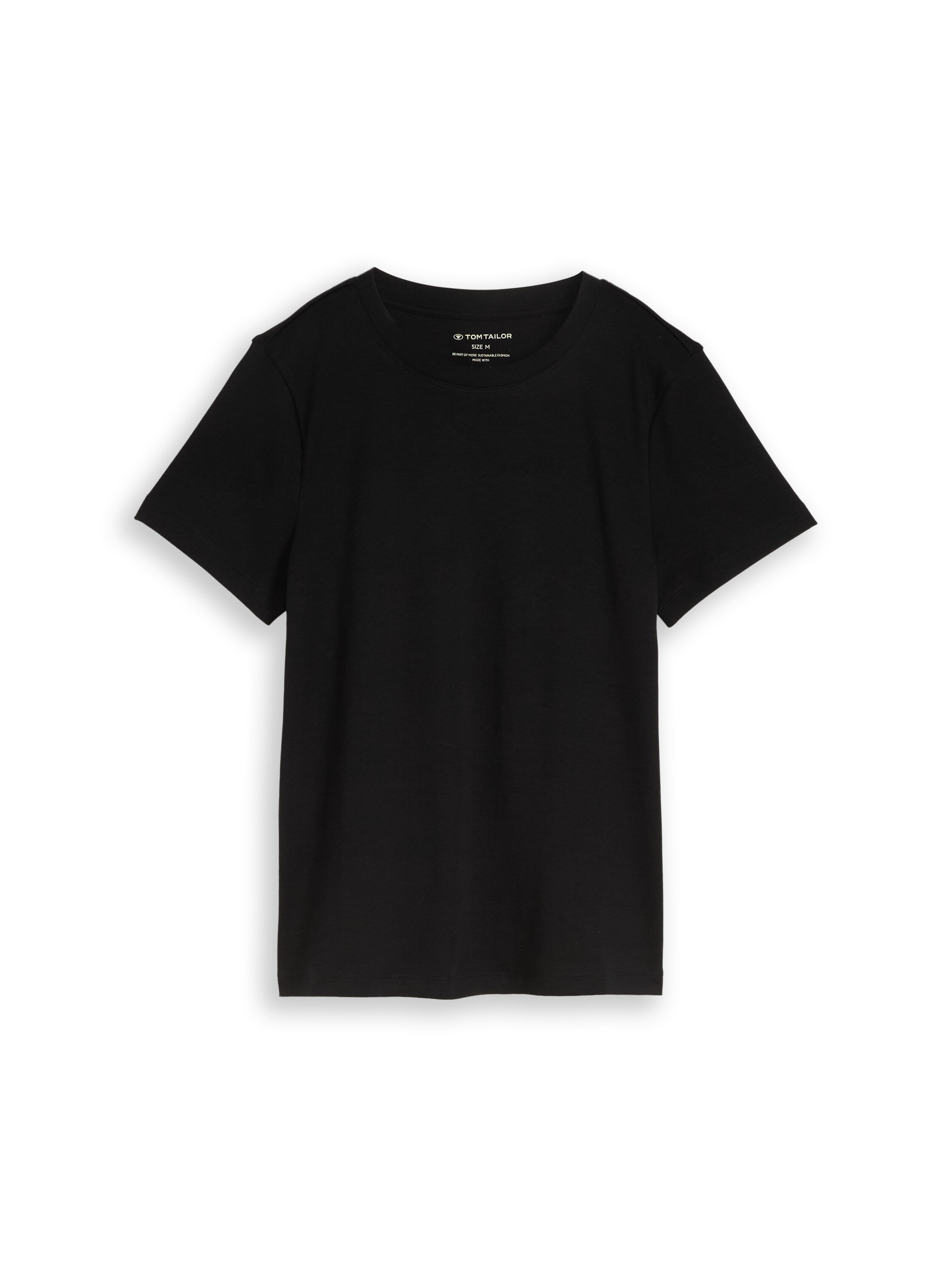 Basic T-Shirt aus Baumwolle
