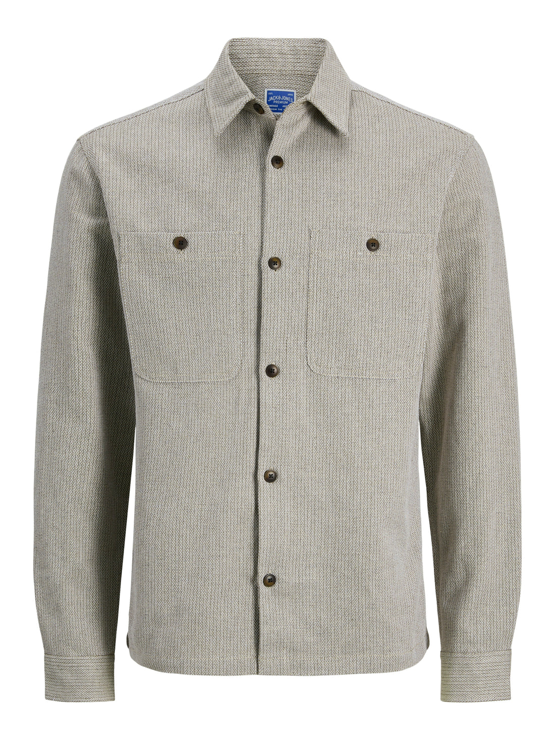 JPRBLURAYLE LINEN BL. SOLID LS SHIRT SN