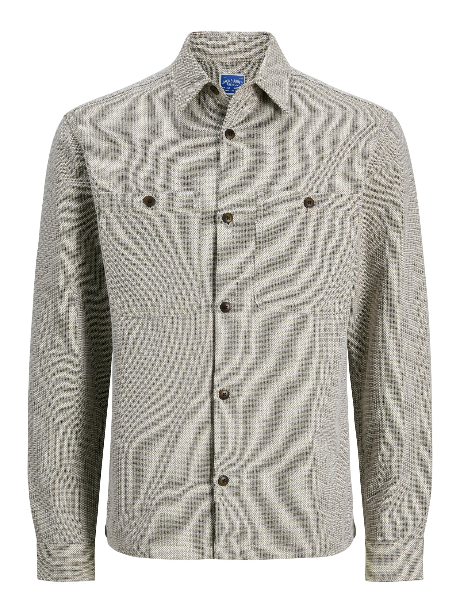 JPRBLURAYLE LINEN BL. SOLID LS SHIRT SN