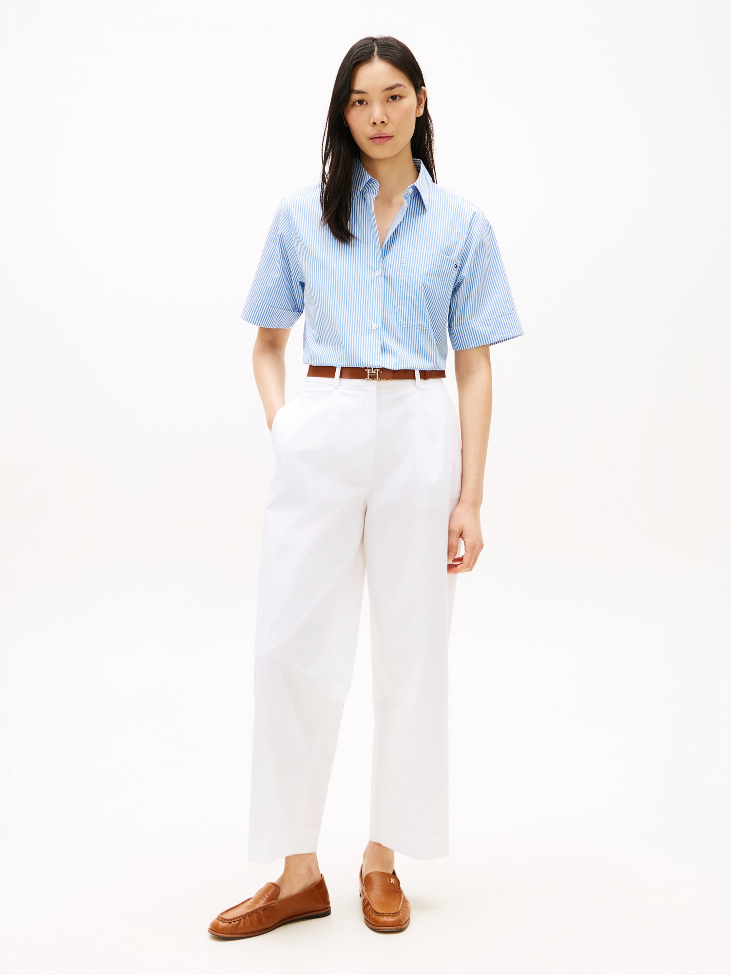 ESS POPLIN SS SHIRTS