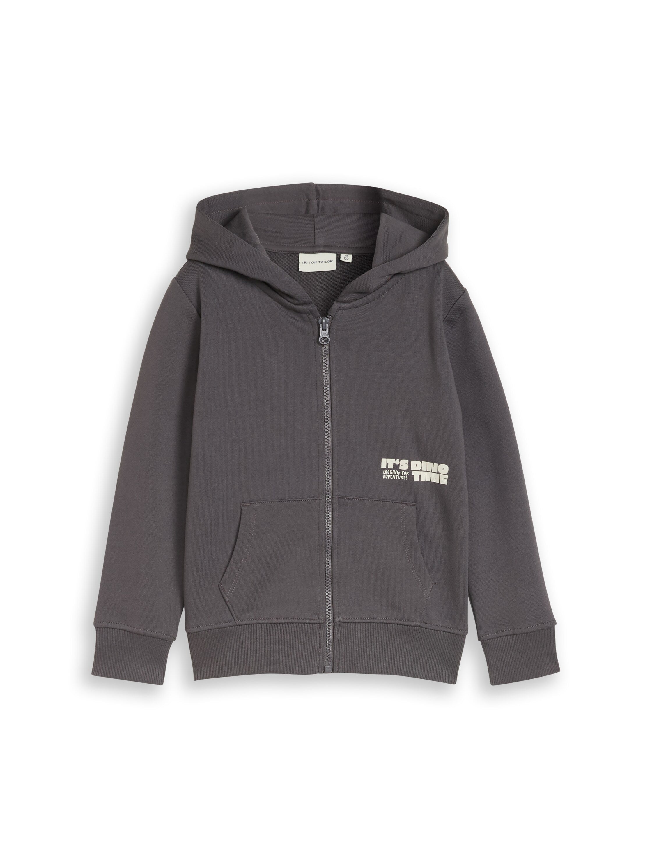 Hoodie Sweatjacke mit Rückenprint