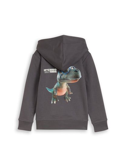 Hoodie Sweatjacke mit Rückenprint
