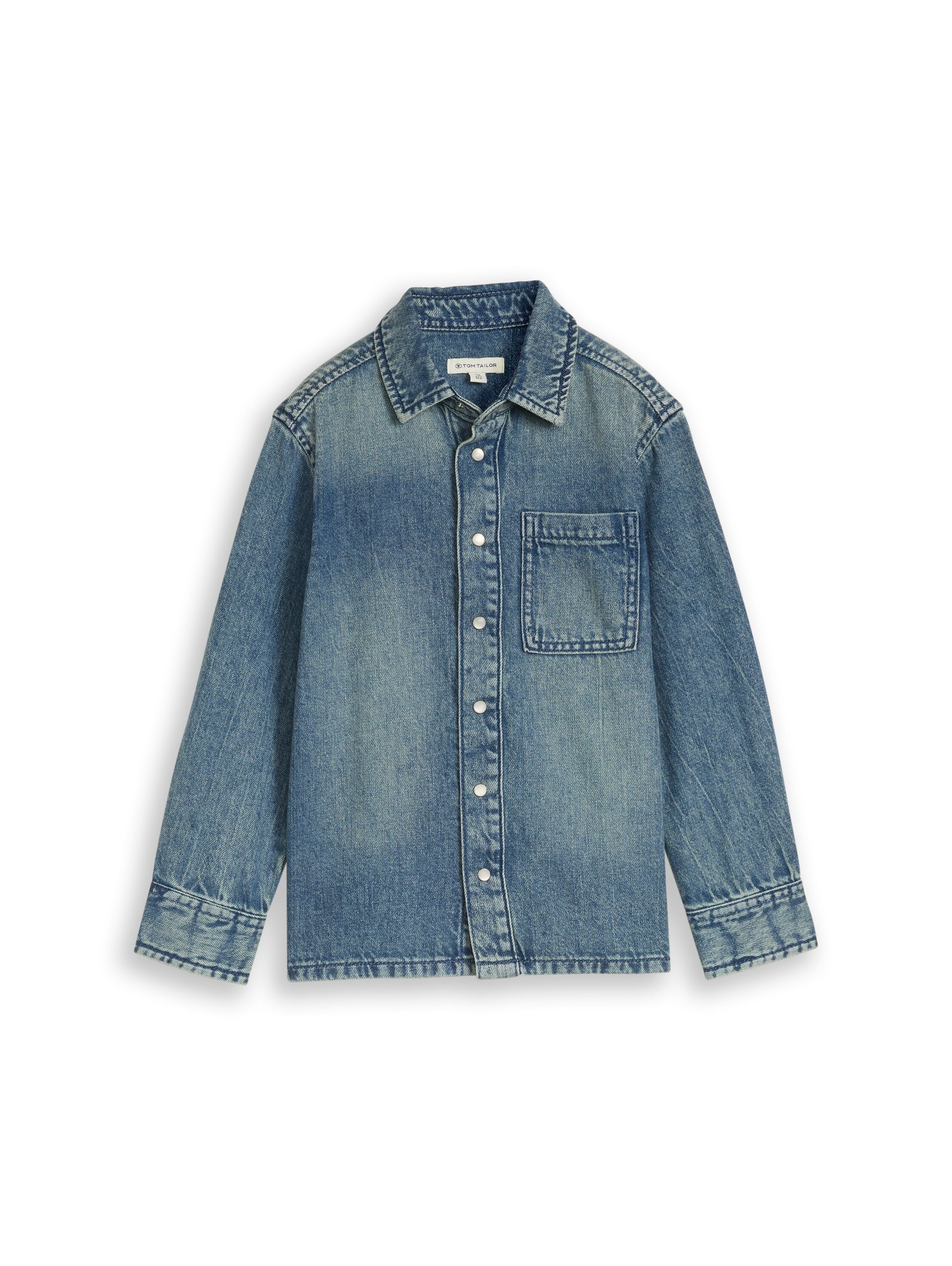 Regular Fit Jeanshemd mit Baumwolle