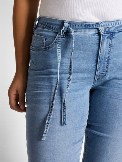 Plus Size - TTPLUS SLIM Jeans mit Bindegürtel