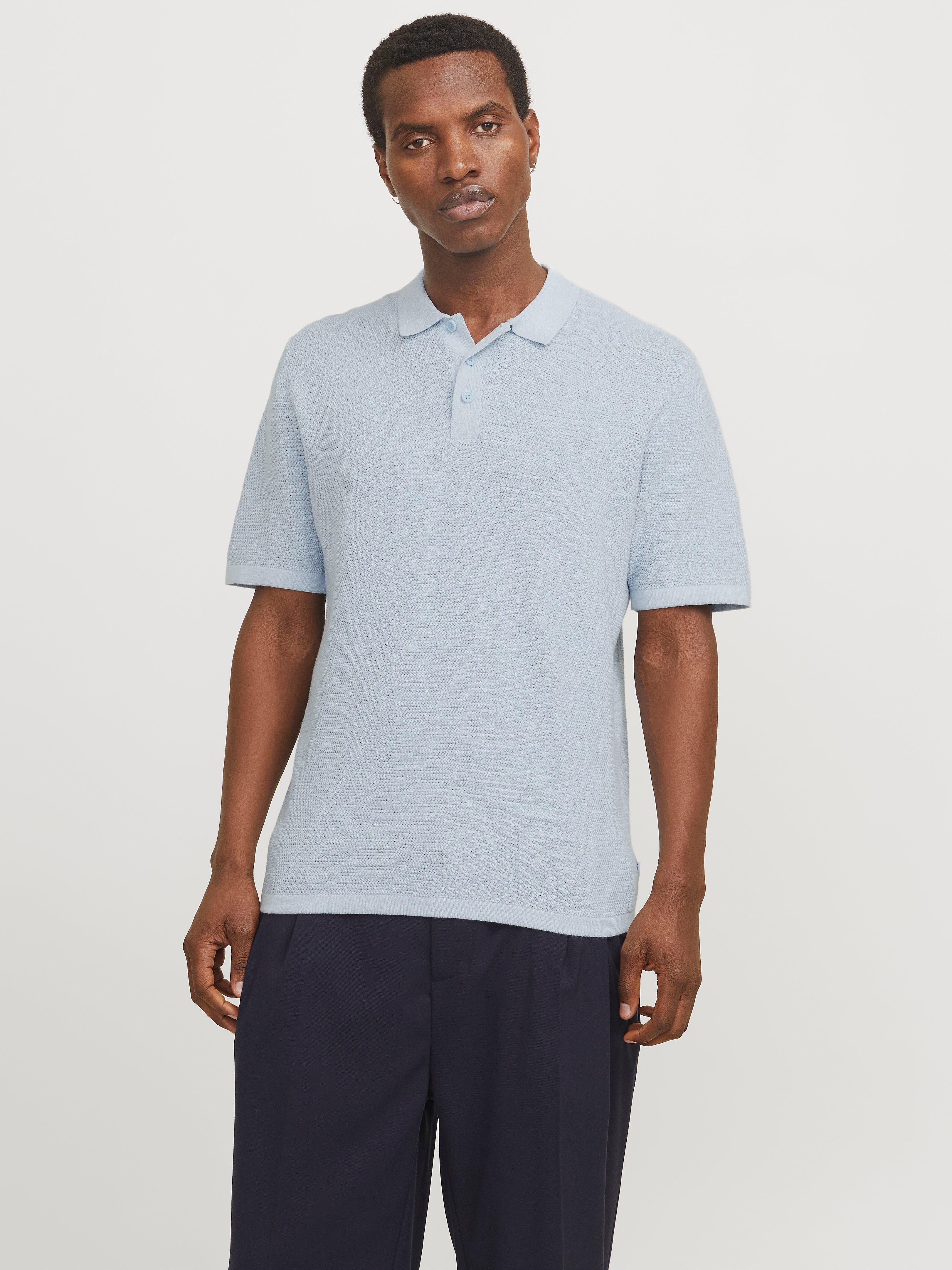 JJEGEORGE KNIT POLO SS SN