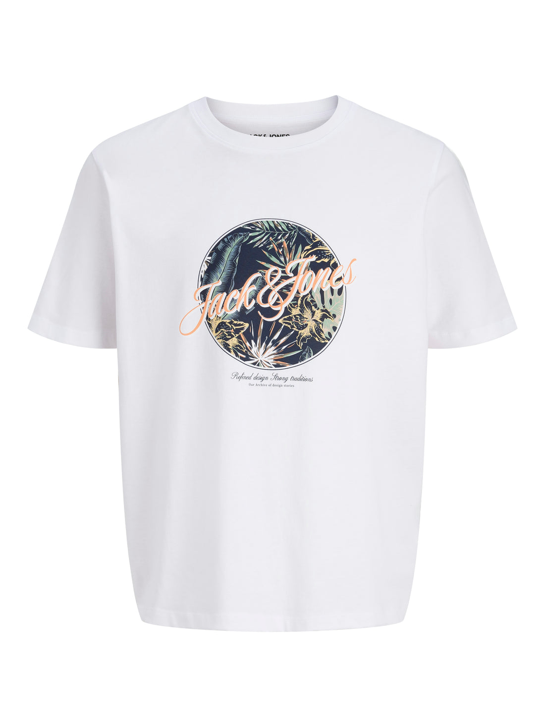 JJHONOLULU SHAPE TEE SS CREW NECK LN