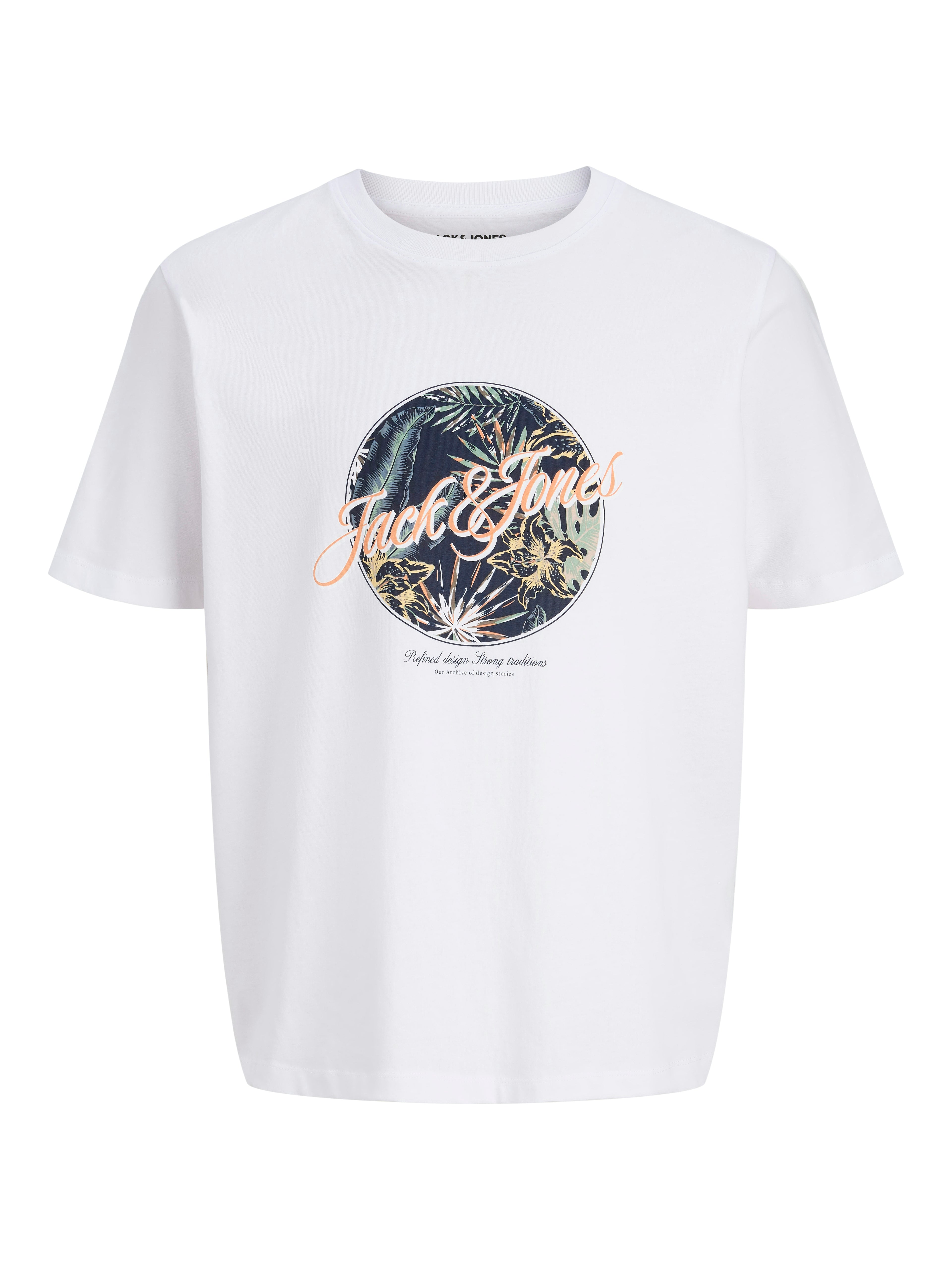 JJHONOLULU SHAPE TEE SS CREW NECK LN