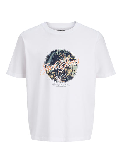 JJHONOLULU SHAPE TEE SS CREW NECK LN
