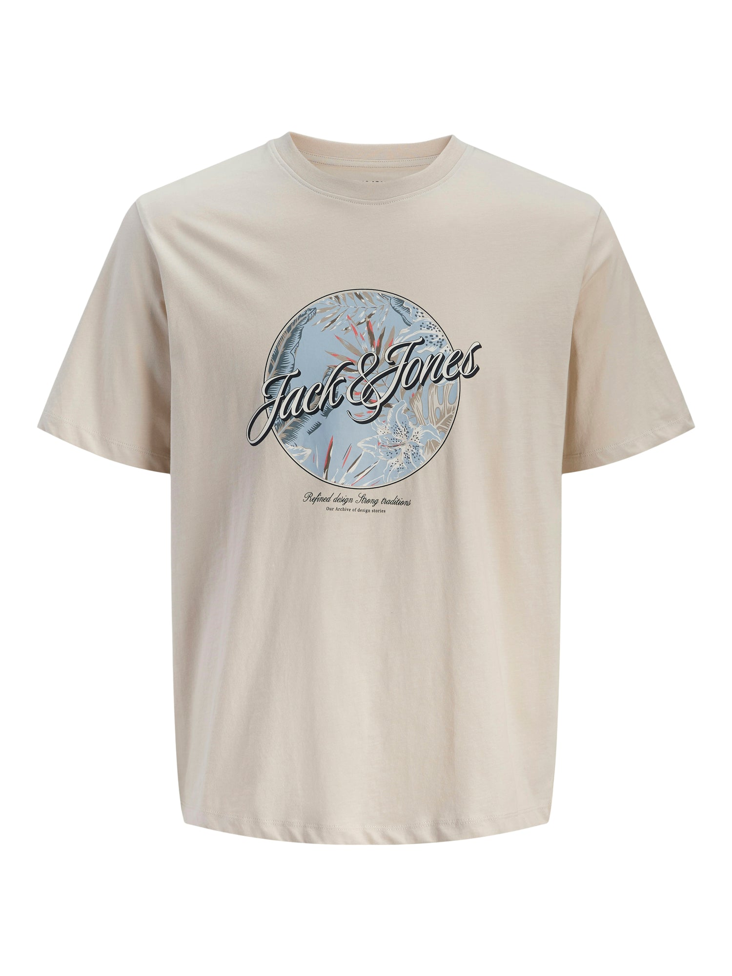 JJHONOLULU SHAPE TEE SS CREW NECK LN