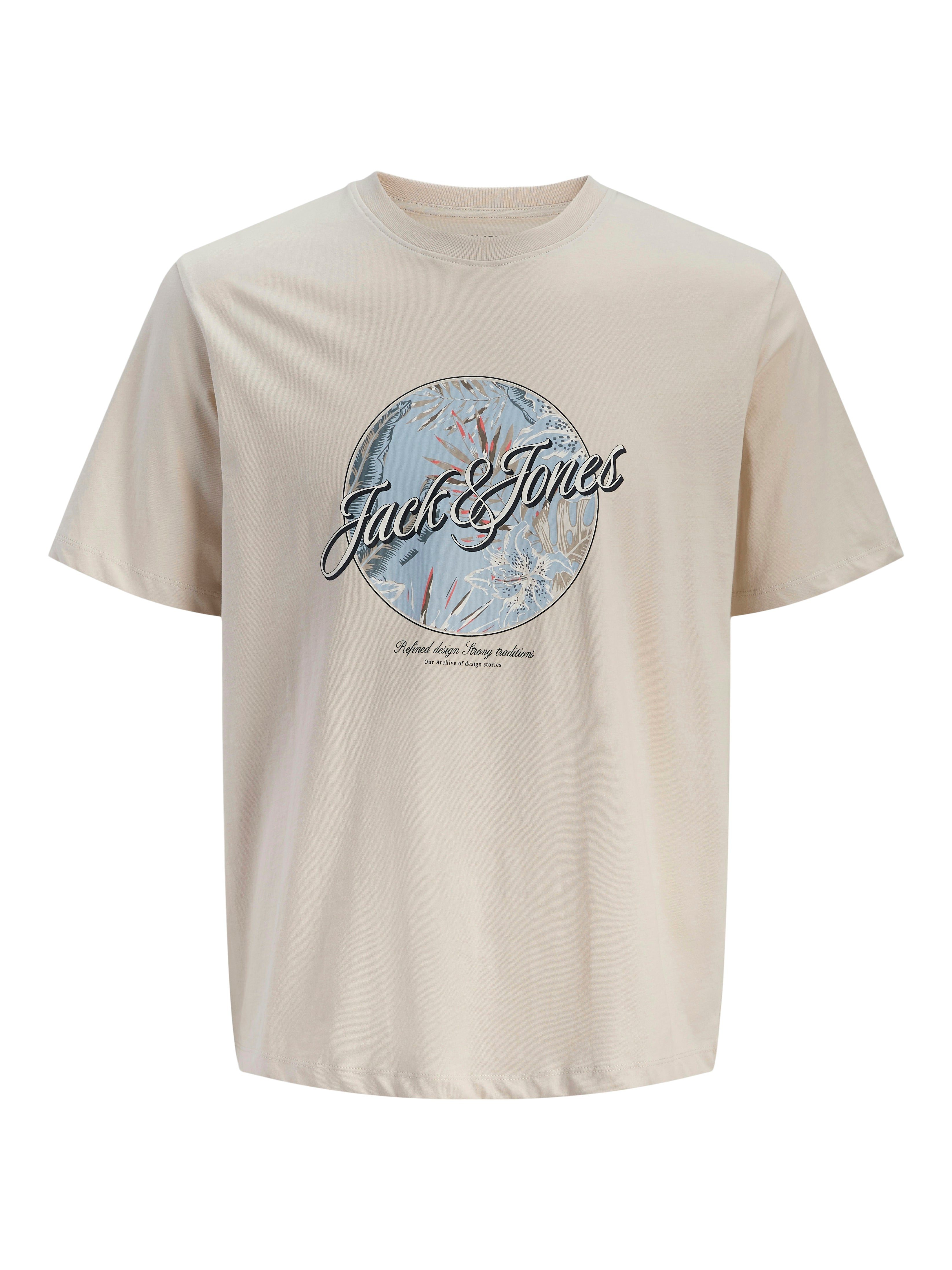 JJHONOLULU SHAPE TEE SS CREW NECK LN