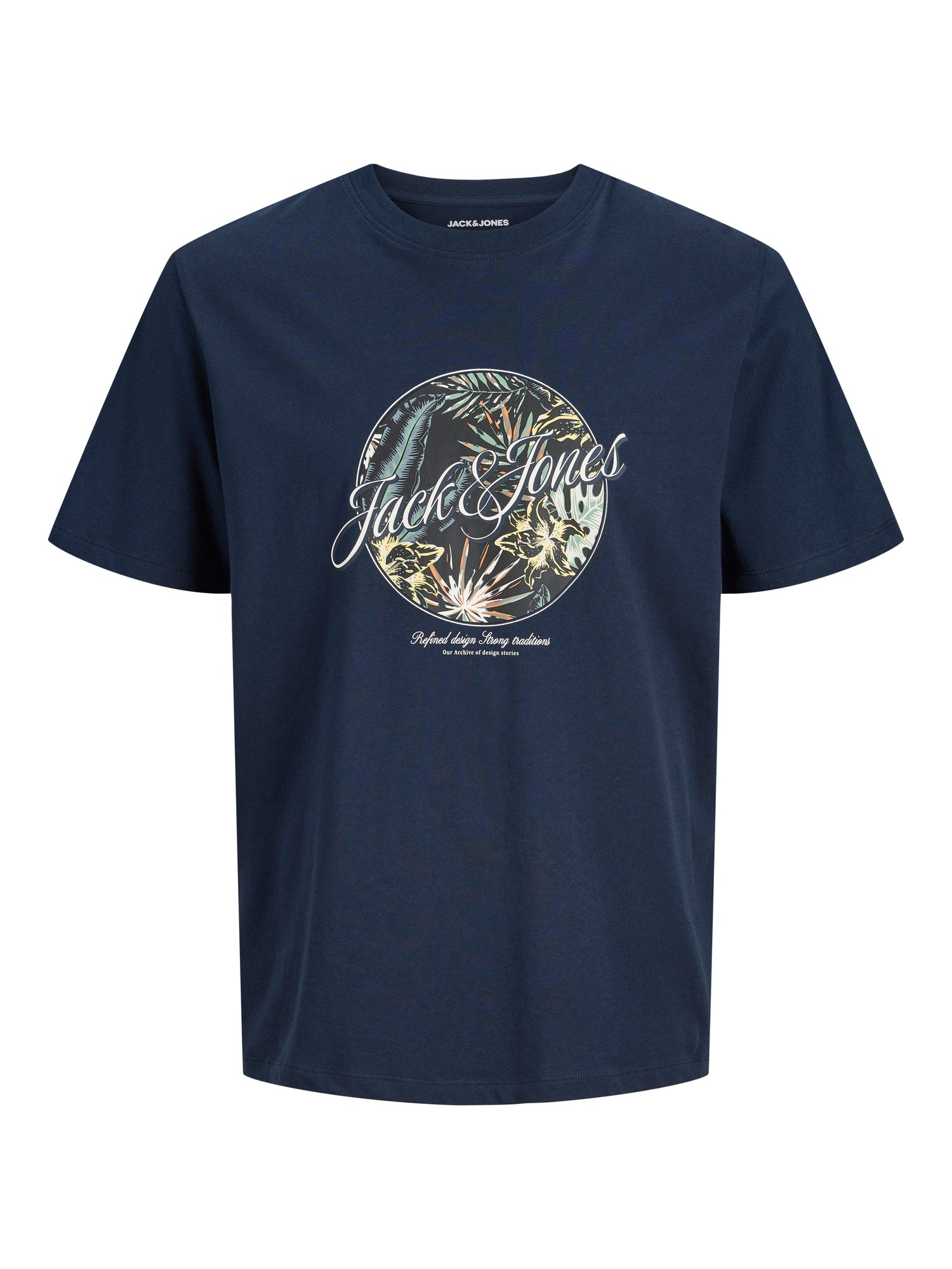 JJHONOLULU SHAPE TEE SS CREW NECK LN