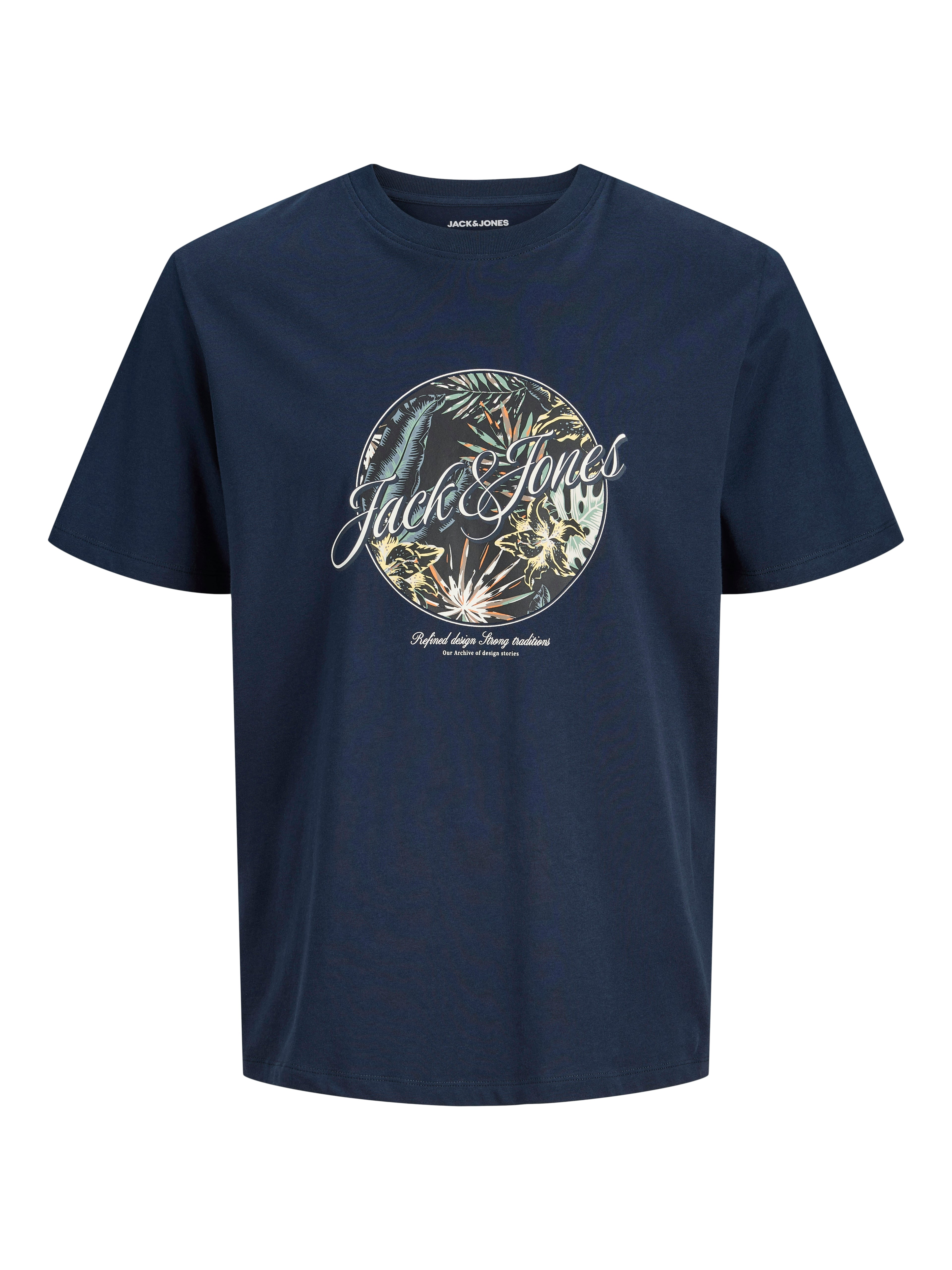 JJHONOLULU SHAPE TEE SS CREW NECK LN
