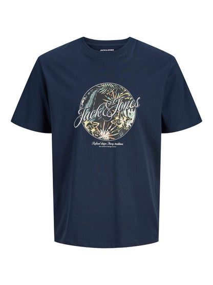 JJHONOLULU SHAPE TEE SS CREW NECK LN