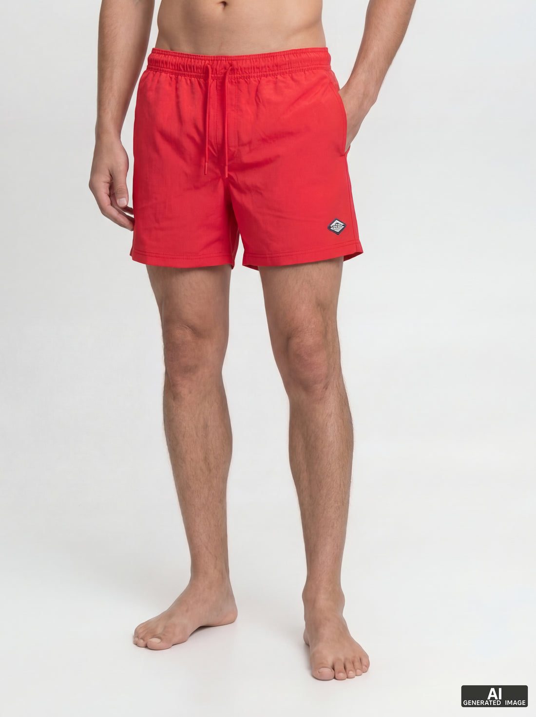 JPSTMAUI TROPIC SOLID SWIM SHORTS REG SN