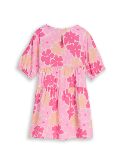 Mini-Kleid mit Volant