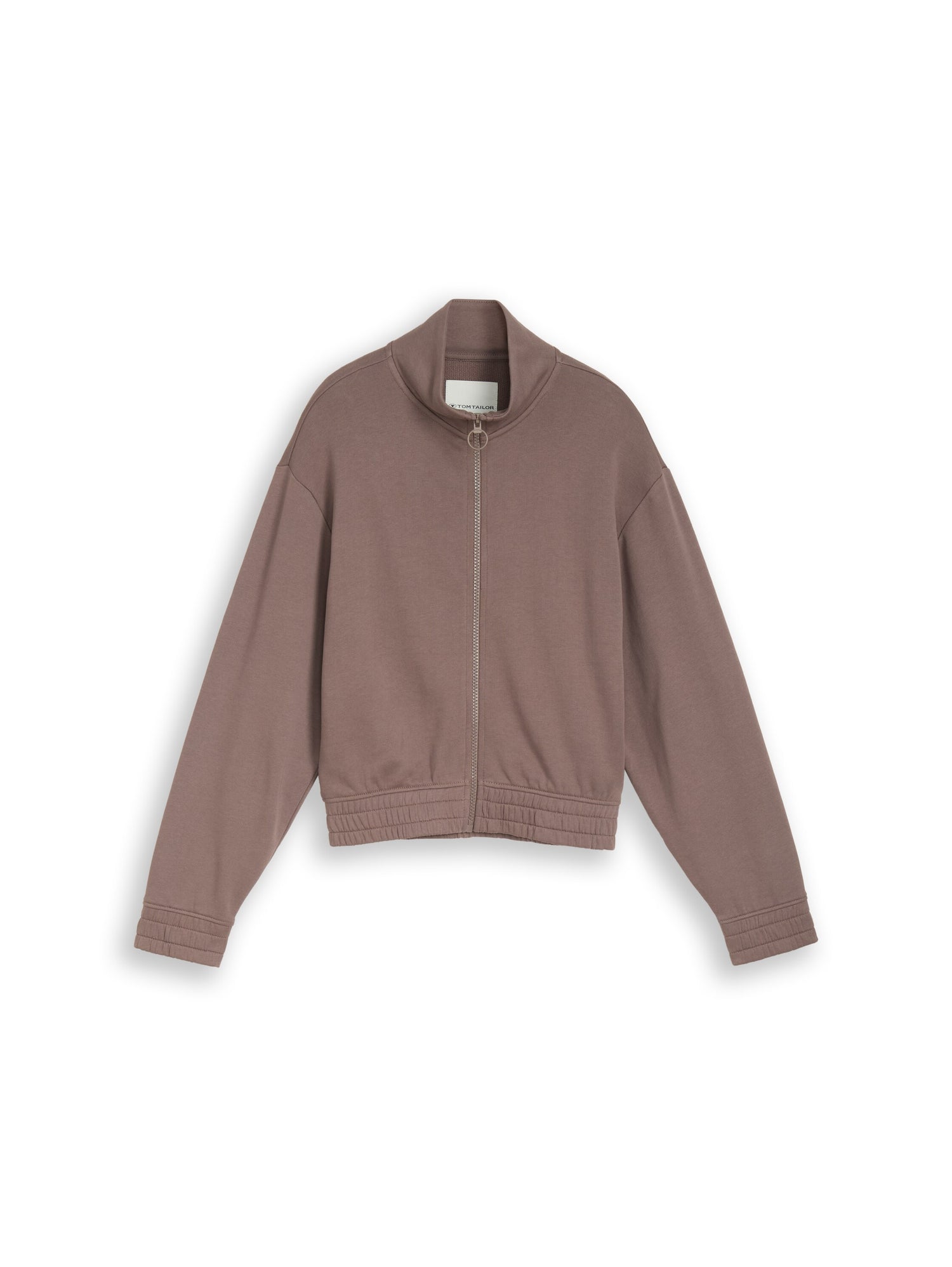 Sweatjacke mit Stehkragen