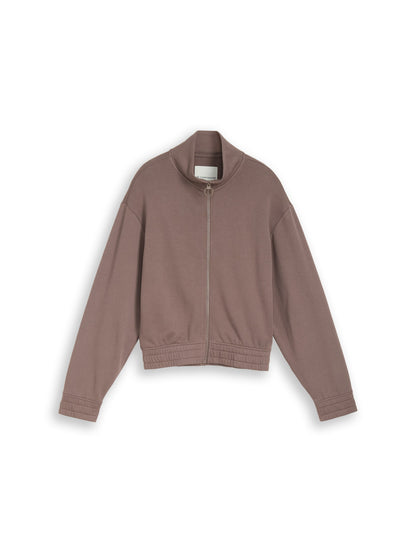 Sweatjacke mit Stehkragen