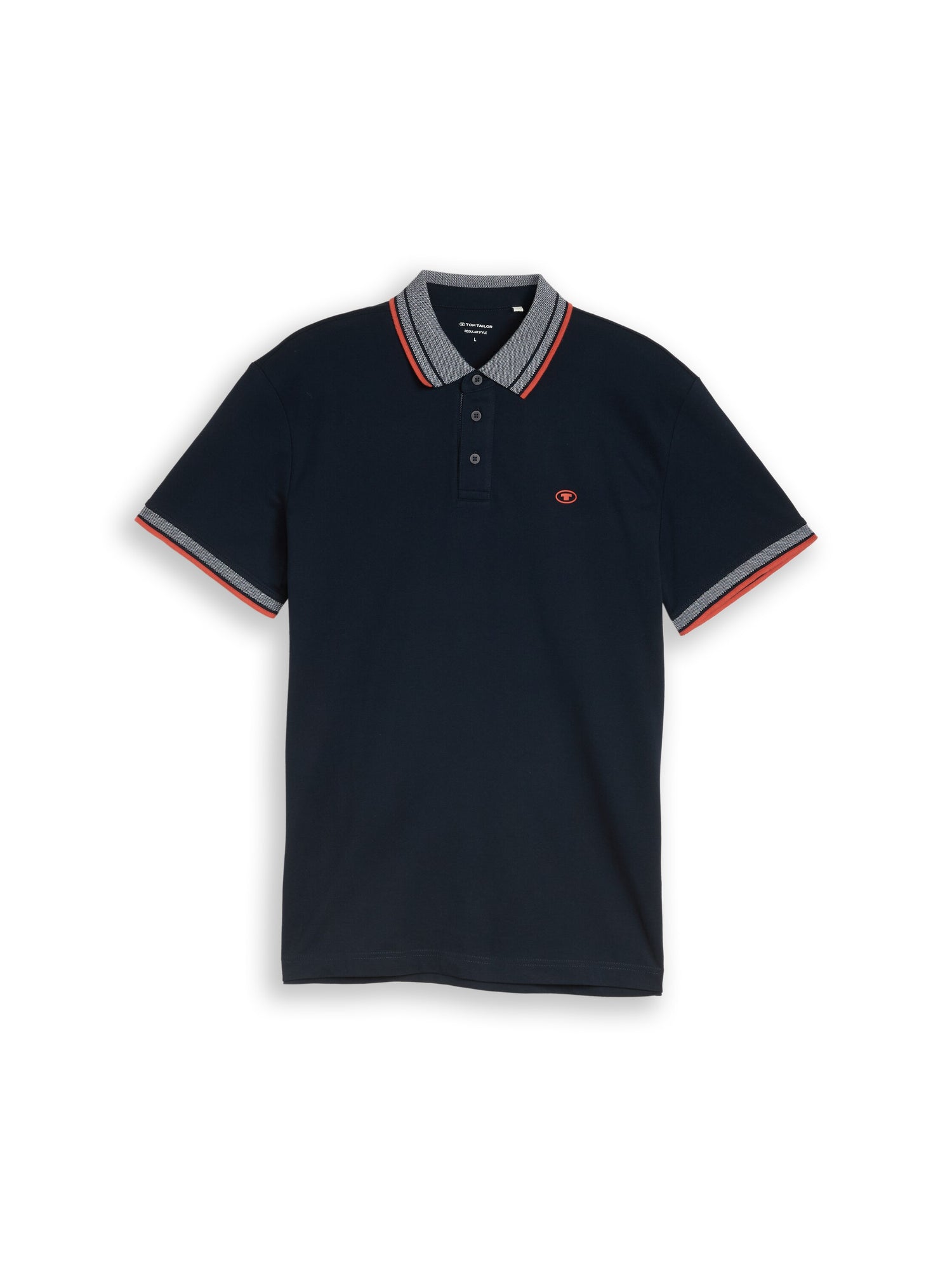 Piqué Poloshirt mit Logo-Print