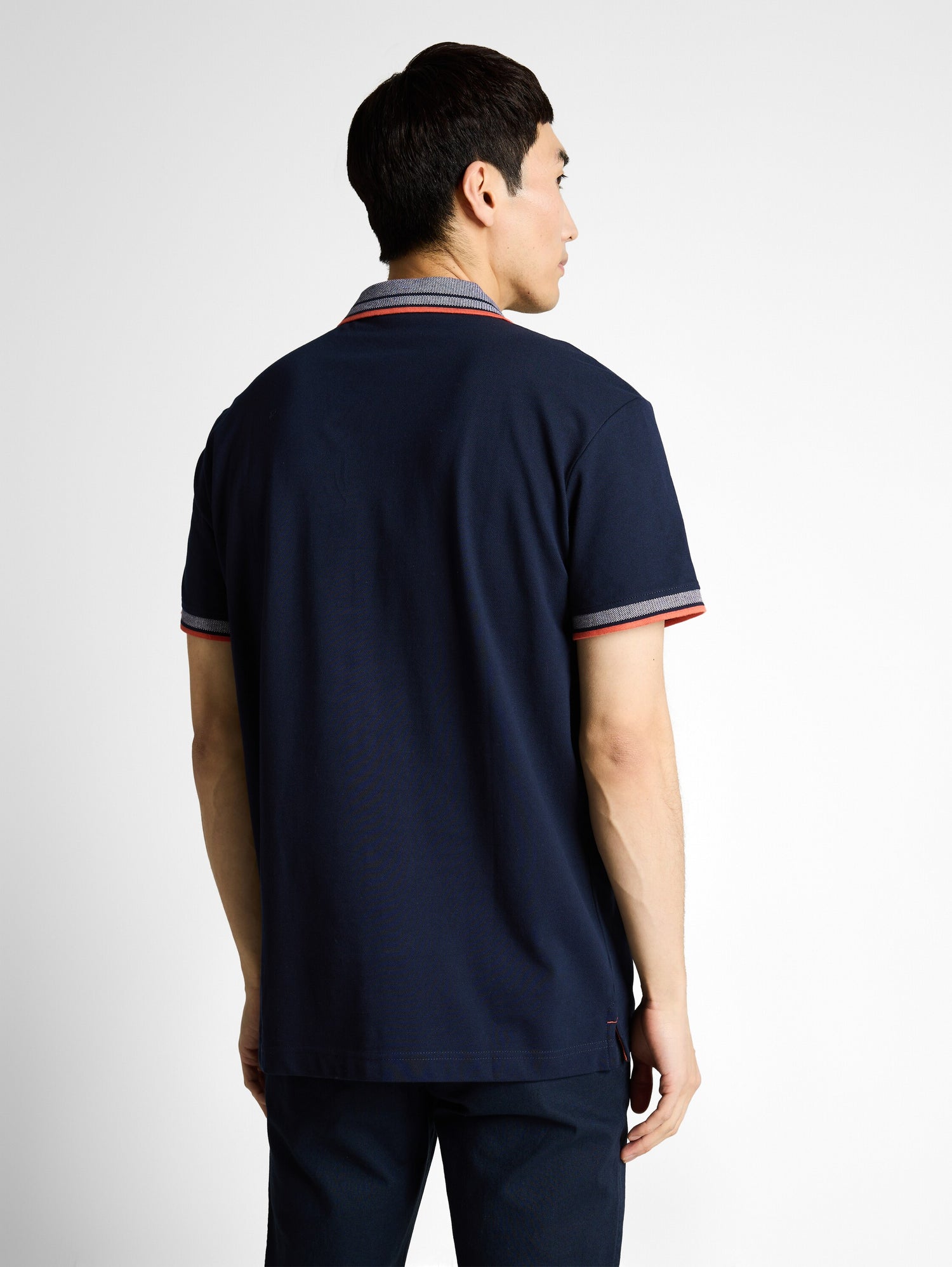 Piqué Poloshirt mit Logo-Print