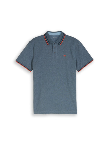Piqué Poloshirt mit Logo-Print