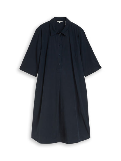 Blusenkleid mit Eingriffstaschen