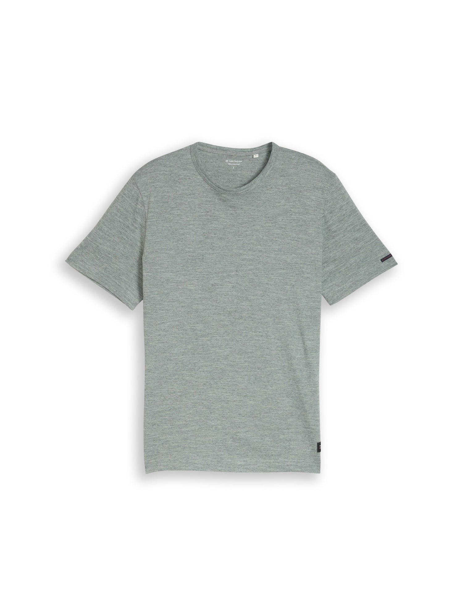 T-Shirt in Melange-Optik
