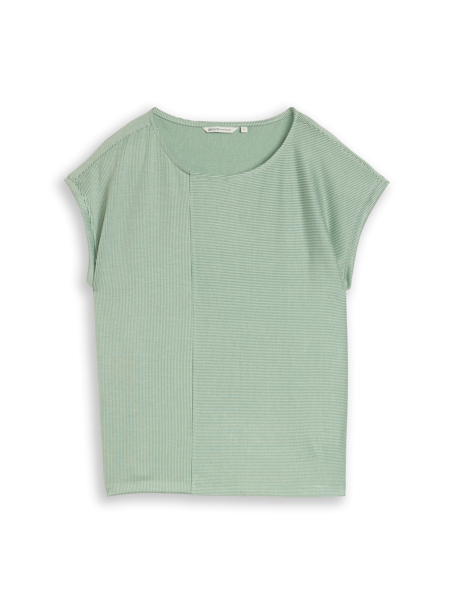 Loose Fit T-Shirt mit Streifenmuster