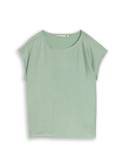 Loose Fit T-Shirt mit Streifenmuster
