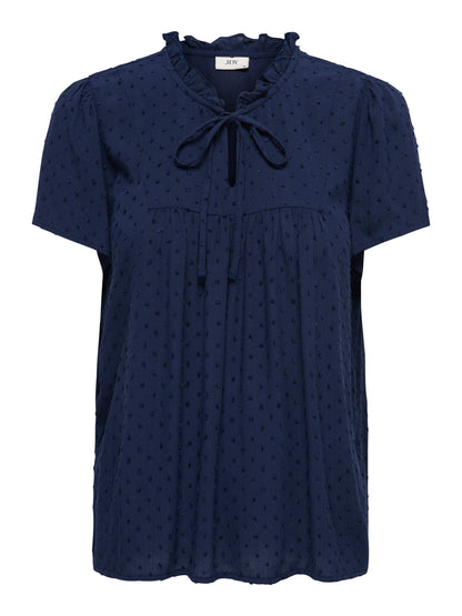 JDYLIMA LIFE S/S TOP WVN NOOS