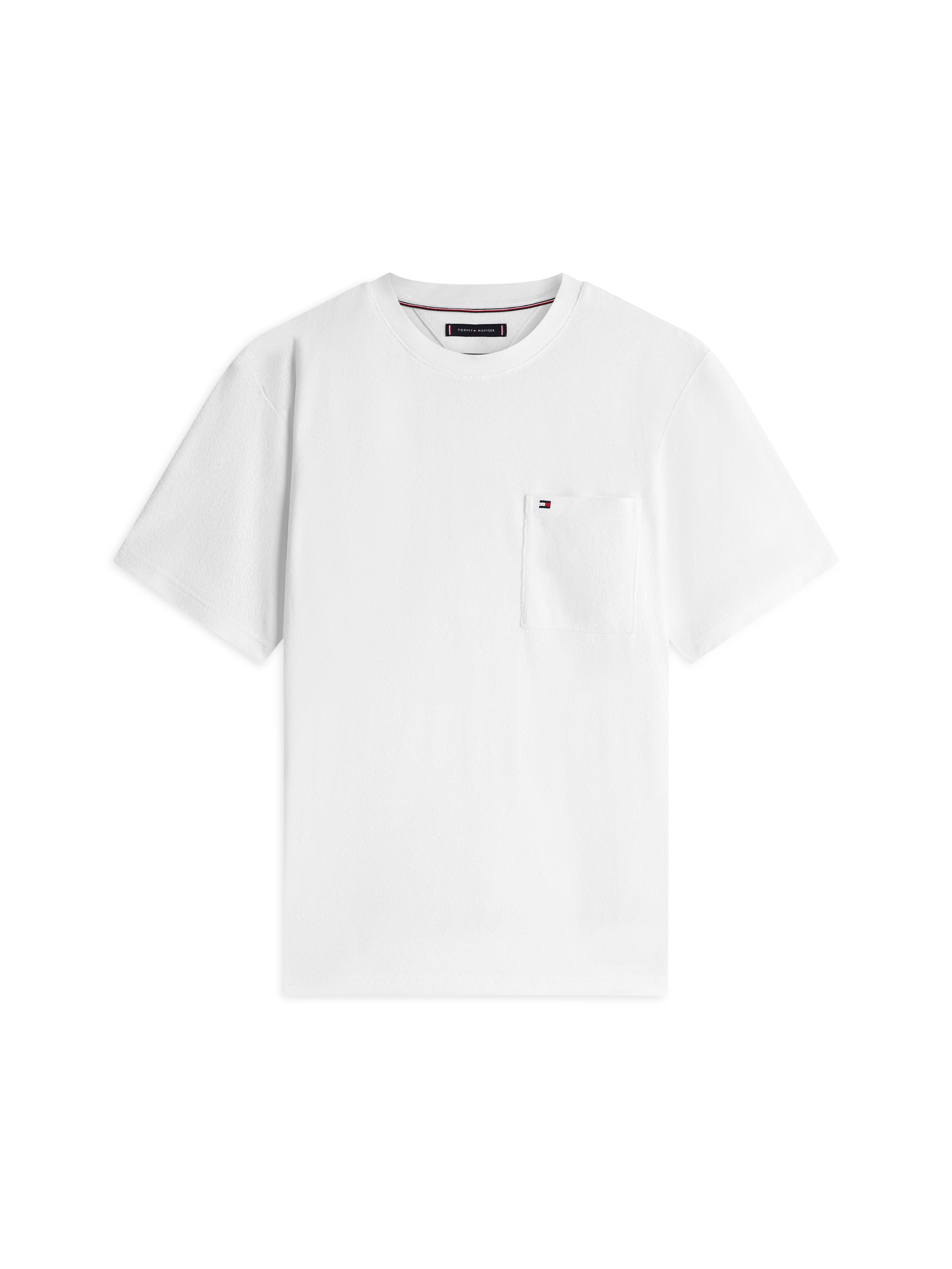 Towelling Relaxed Crew Neck T-Shirt