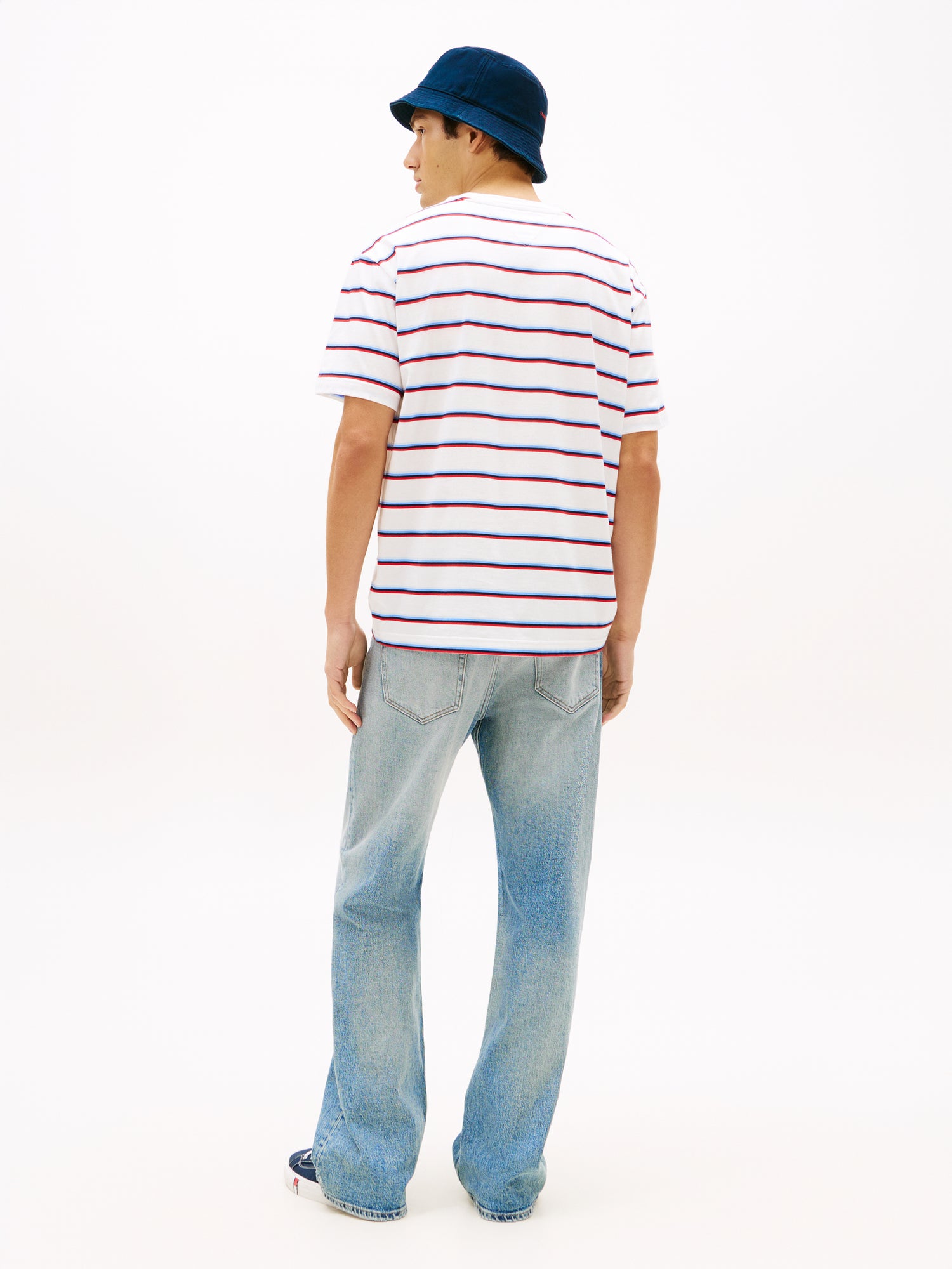Hilfiger Flag Stripe Relaxed Jersey T-Shirt