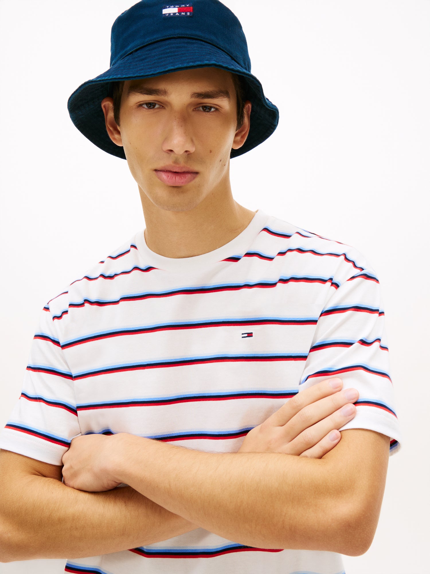 Hilfiger Flag Stripe Relaxed Jersey T-Shirt