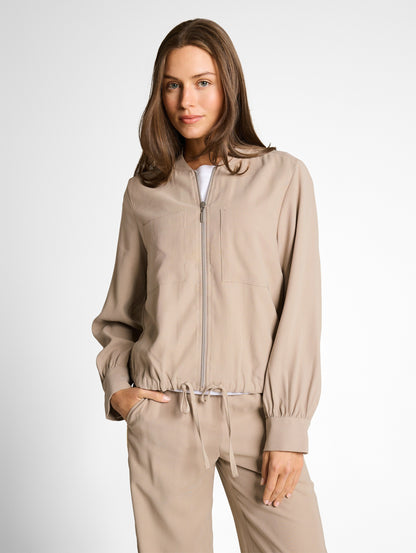 Loose Fit Bomberjacke mit Brusttaschen